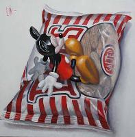 SALTED PEANUTS - Claude-Max Lochu - Artiste Peintre - Paris Painter